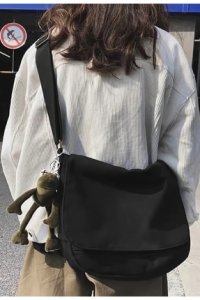 Touz Postacı Çanta Unisex Sokak Tarzı