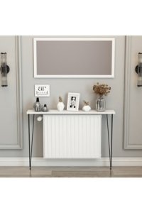 Armarks Petek, Kalorifer Üstü, Duvar Rafı, Metal Ayaklı Dresuar 80 Cm (60-70 Cm Petek Içindir)