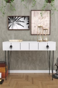 Evdemo Asia Çekmeceli Dresuar Beyaz