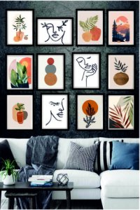 Fi Design Dekorize Mdf Tablo Seti 12 Parça 3 mm