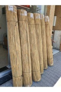Bambu Misina İpli Kamış Hasır Çit Yükseklik 2 mt En 5 mt Gölgelik Bahçe Dekarosyon