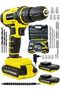 snaiker Alman 58 V 5 Ah Sta Darbeli Çift Metal Şanzuman Bakır Sargili Şarjlı Çift Akülü Vidalama Matkap