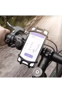 ROBESBON 4.7-6.5 Inc Silikon Bisiklet, Scooter Telefon Tutucu