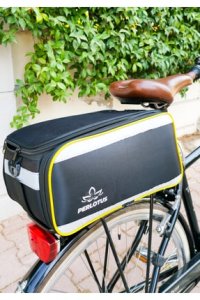 PERLOTUS 35 Lt Arka Bagaj Heybeli Reflektörlü Askılı Büyük Bisiklet Çantası