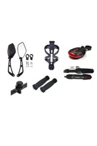 Rectus Bisiklet Dekoratif Aksesuar Seti 6 Parça (ayna,çamurluk,zil,matara Kafesi,flaşör,elcik)